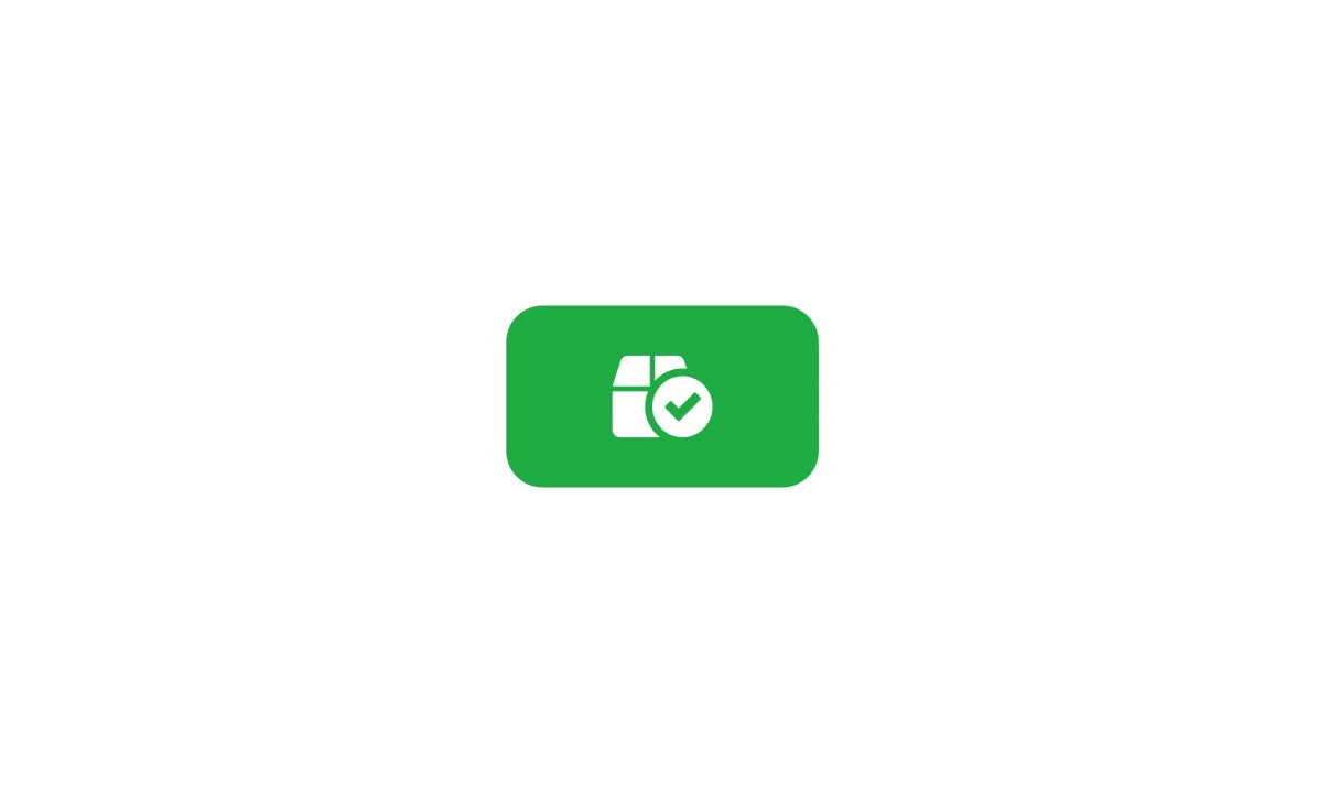 A delivered parcel icon.
